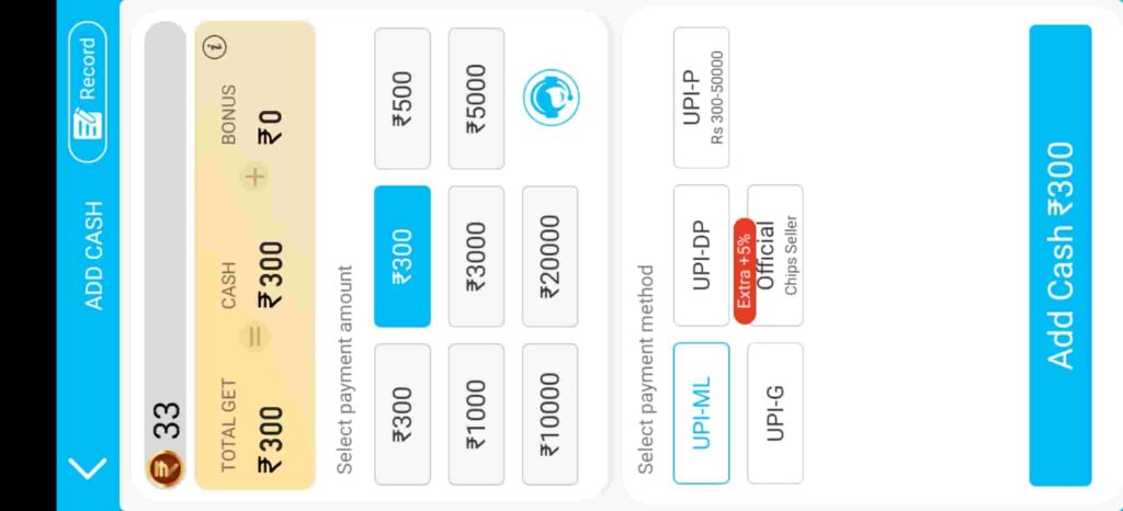 Add Cash Teen Patti old old version